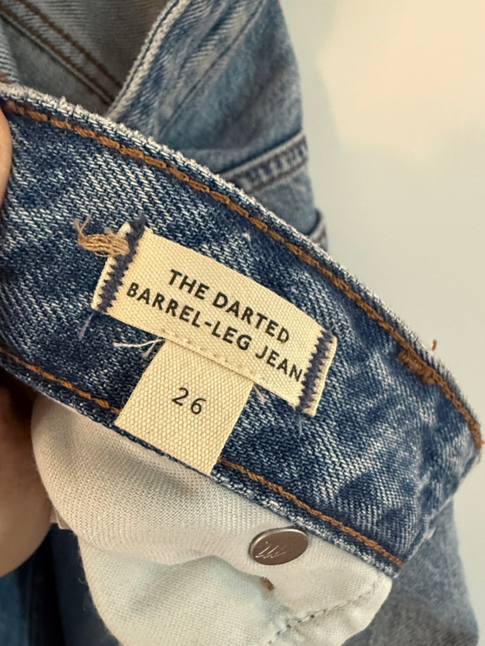 Madewell Darted Barrel-Leg Jean - Picture 3 of 3